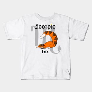 Scorpio Fox Kids T-Shirt